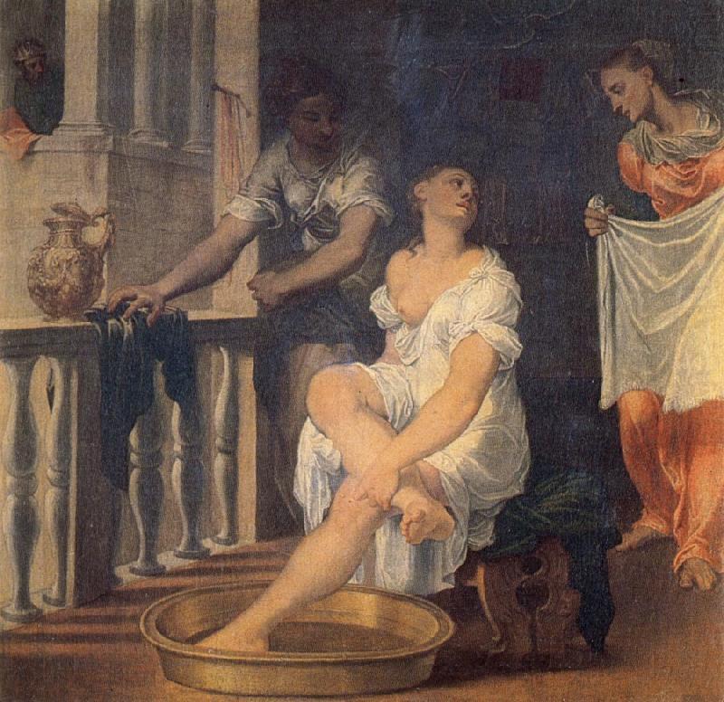 Bathsheba at Her Bath, Domenico Brusasorci